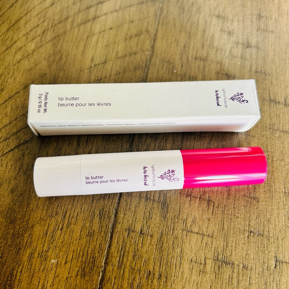 Younique Weekend Lip Butter - Vibrant Pink Poolside New in Box